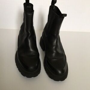 All Saints Lug Sole Lightweight Black Boots
